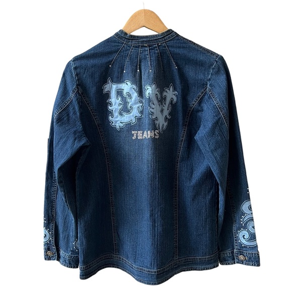Vintage Denim Jacket Embroidered - Picture 6 of 11